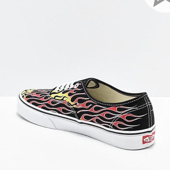 VANS Mash Up/Flames Shoes Size 6 Men 7.5 Women - Picture 2 of 5